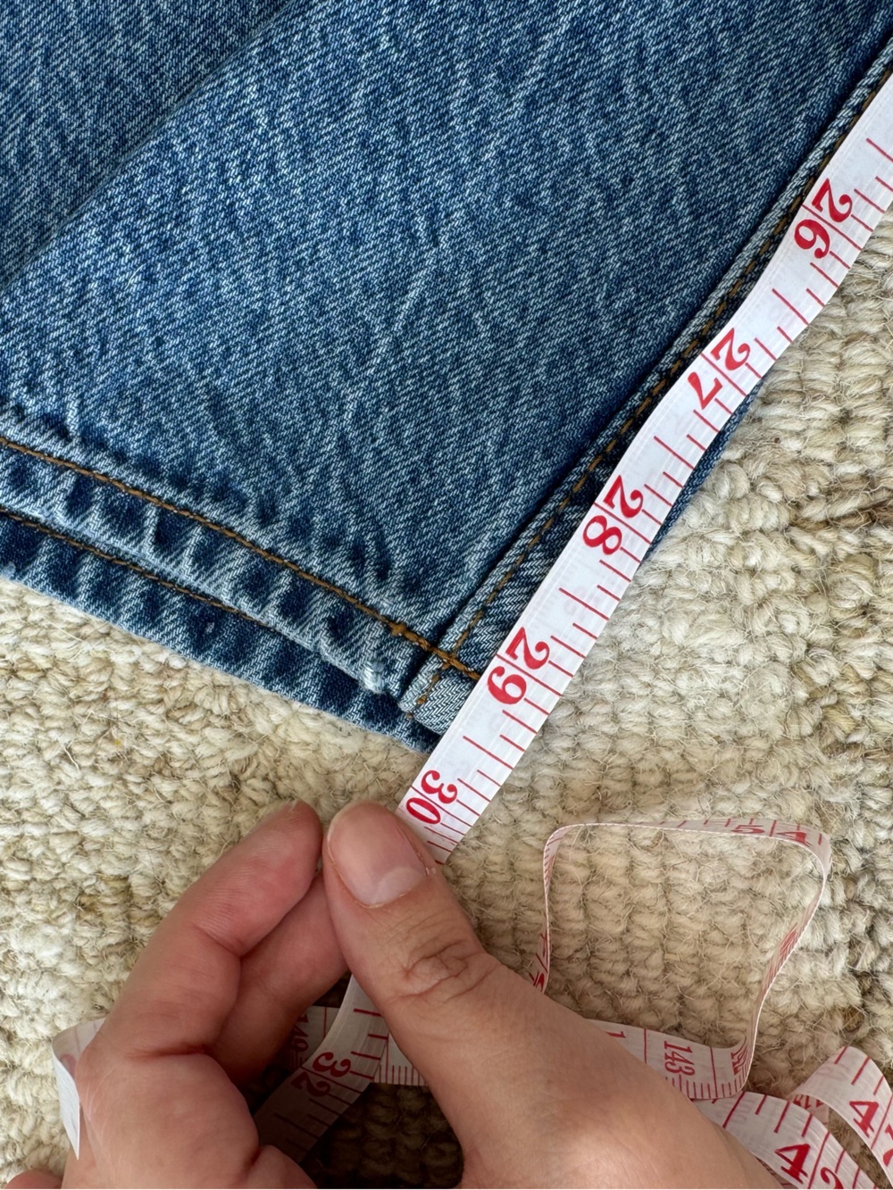 Abercrombie & Fitch The Taper Jean High Rise Women’s Size 31 / 12R Like New - Picture 10 of 10